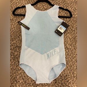 NWT Nike Girls Dry Training Bodysuit Dri FIT Blue CJ7585-440 Big Kids Youth M